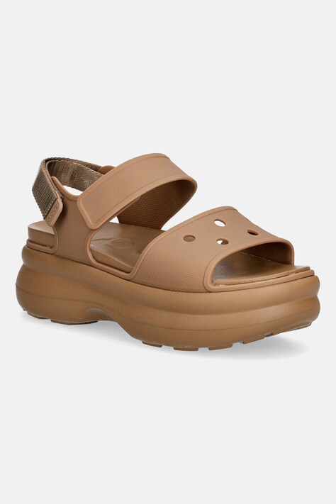 Crocs sandały damskie Soho Y Strap Sandal brązowe 211755