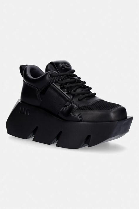 United Nude Bull Sporty tenisky dámske čierne na platforme 108990116