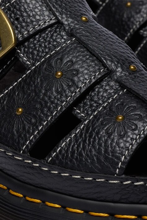 Dr. Martens босоніжки на платформі жіночі шкіряні Wrenlie — фото 5