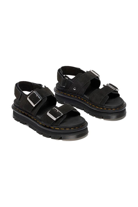 Dr. Martens босоніжки на платформі жіночі замшеві ZebZag Sandal — фото 2