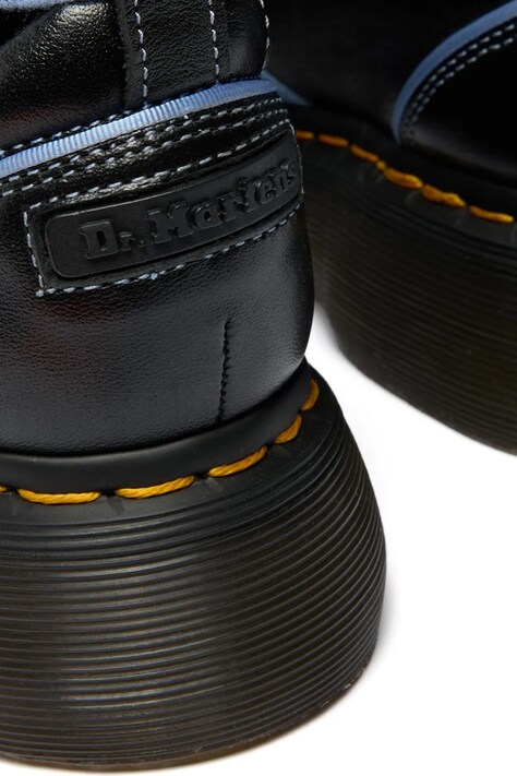 Dr. Martens балетки шкіряні Buzz Ballerina Lace Up Shoe — фото 4