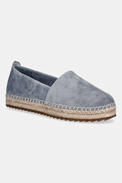 Marc O'Polo espadryle damskie zamszowe Gem 6B niebieskie 60315613802305