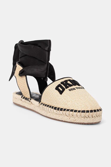 Dkny espadryle Madelise kolor beżowy K2612113