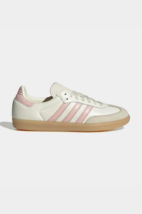 adidas Originals Samba Og sneakers pentru femei din piele bej IH9059