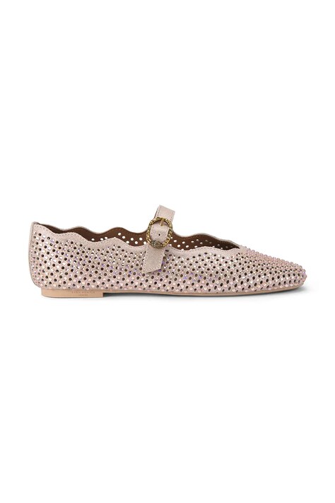 Kurt Geiger London baleriny Wavy Mayfair Ballet Flat beżowe 5596424209