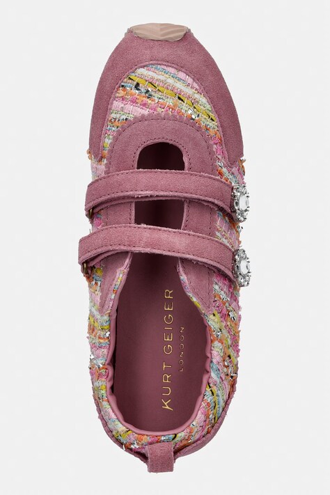 Kurt Geiger London Islington Mary Jane кросівки жіночі замшеві — SS26-OBD419, рожевий — фото 4