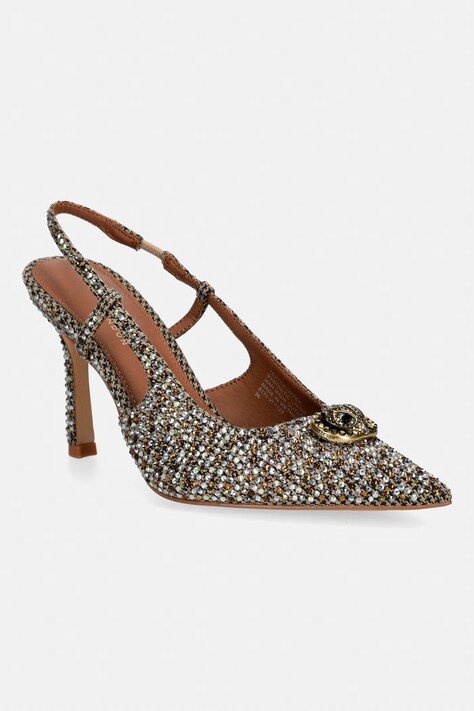 Kurt Geiger London szpilki Chelsea Point Slingback brązowe 5598843609