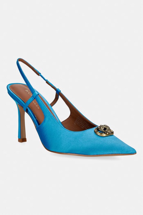 Kurt Geiger London szpilki Chelsea Point Slingback niebieskie 5598880609