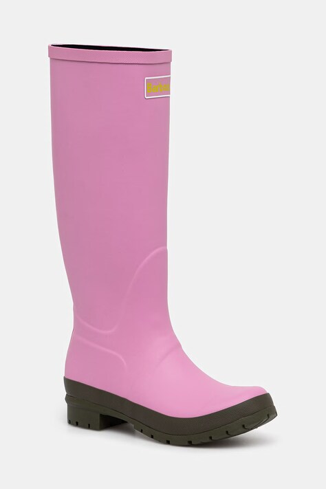 Barbour LRF0083PI95 kalosze damskie różowe Abbey Tall