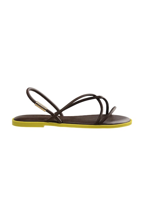 Havaianas sandále na plochom podpätku dámske UNA MANGA hnedé 4149609.0727