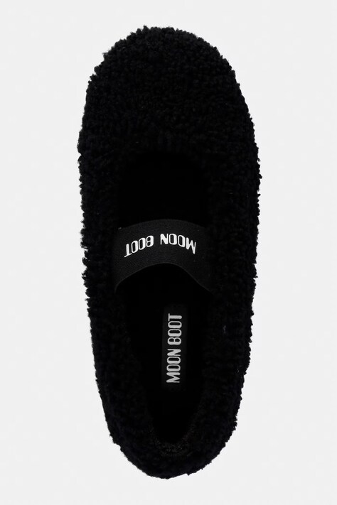 Moon Boot балетки MB SHEARLING BALLERINA — SS26-OBD44L, чорний — фото 4