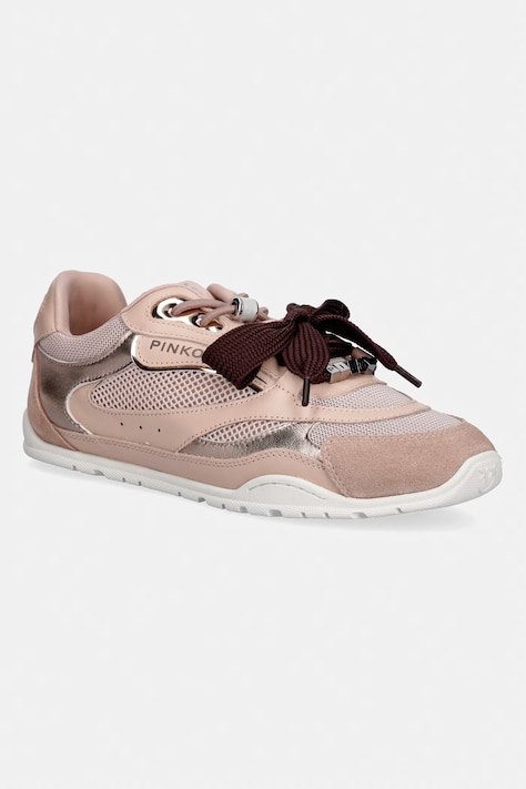 Pinko Yulia 01 sneakersy damskie beżowe SS0185P020P26