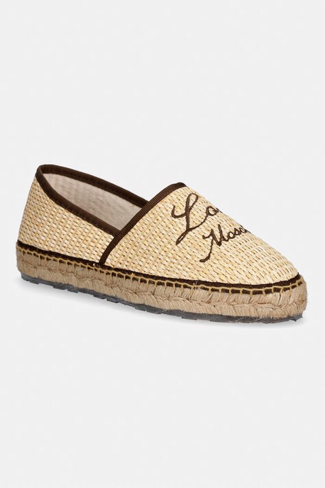 Love Moschino espadryle damskie beżowe JA10272G0OJR110E