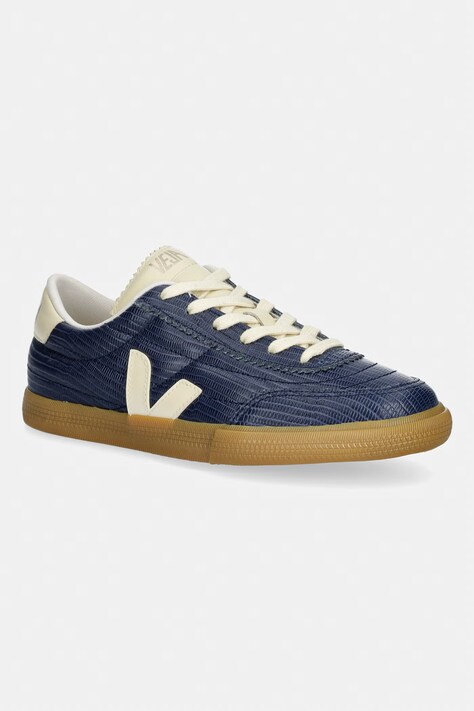 Veja Panenka sneakersy damskie skórzane granatowe FU0221391A