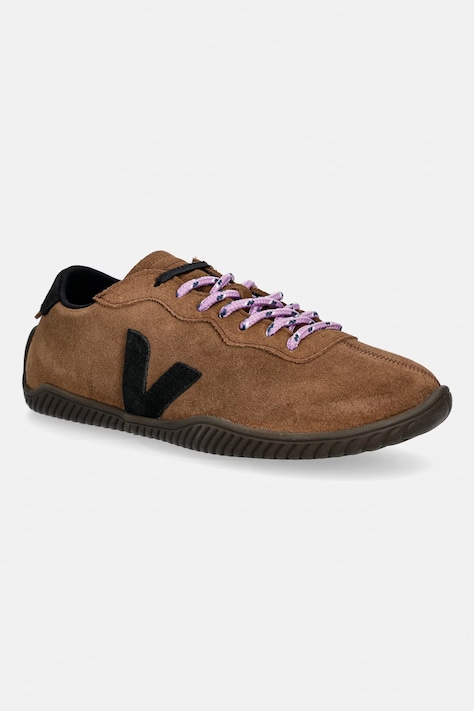 Veja Jitsu sneakersy damskie zamszowe brązowe NS0321615A