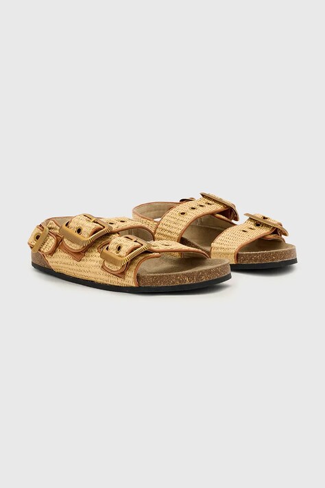 AllSaints босоніжки на пласкому підборі жіночі Staffa Raffia Sandal — фото 2