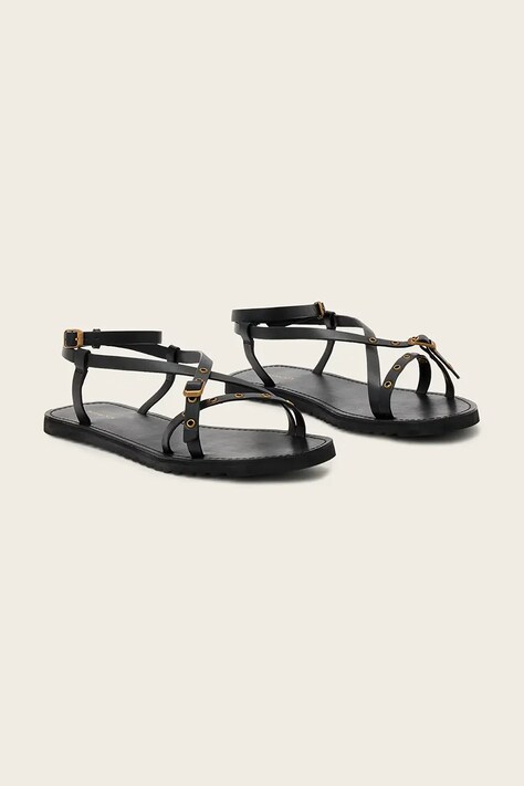 AllSaints босоніжки з відкритою п'ятою жіночі шкіряні Tyla Eyelet Sandal — фото 2