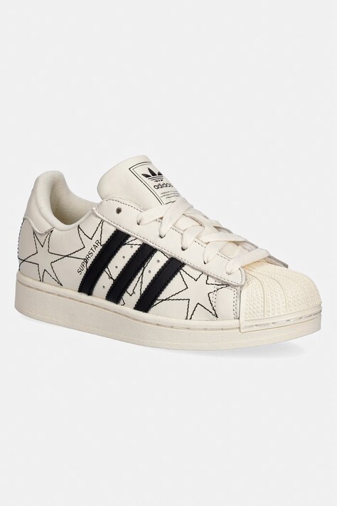 adidas Originals Superstar II sneakersy damskie skórzane beżowe IH4123