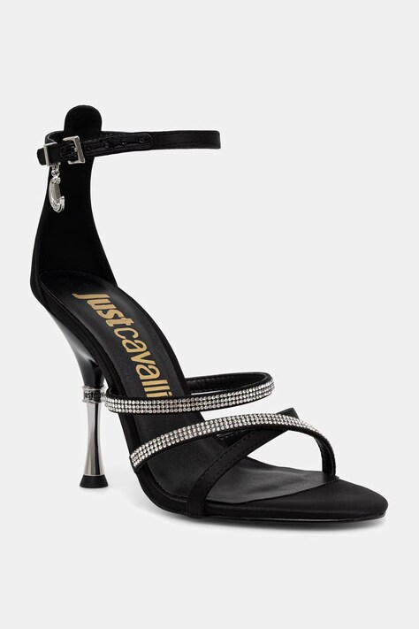 Just Cavalli sandały czarne 80RA3S42ZSE46899