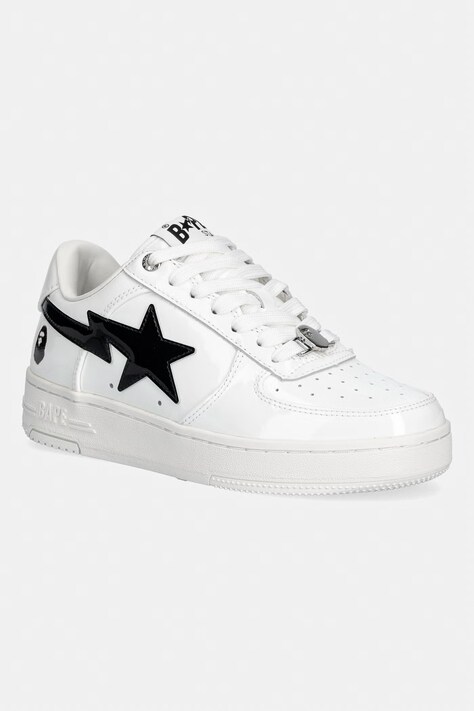 A Bathing Ape BAPE STA #2 L sneakersy damskie skórzane białe 0ZXSHW302912Q