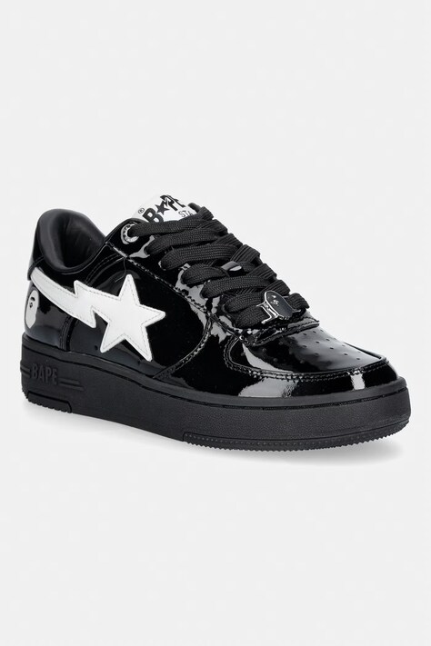 A Bathing Ape BAPE STA #2 L sneakersy damskie skórzane czarne 0ZXSHW302912Q