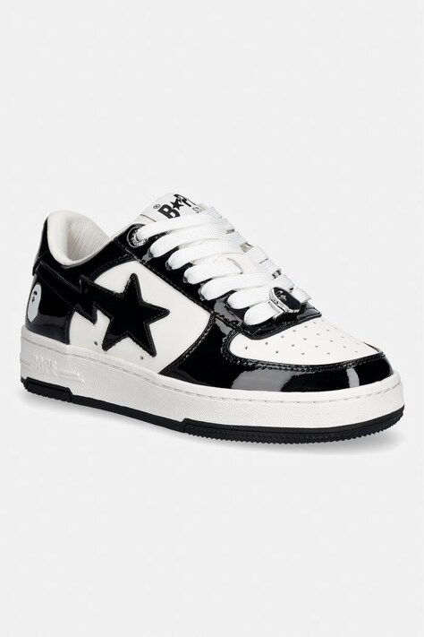 A Bathing Ape STA #1 sneakersy damskie skórzane białe 0ZXSHW301912Q