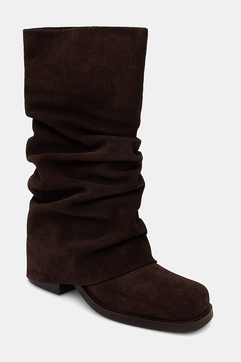 Billi Bi visoke čizme za žene od brušene kože Brown suede smeđe A8912