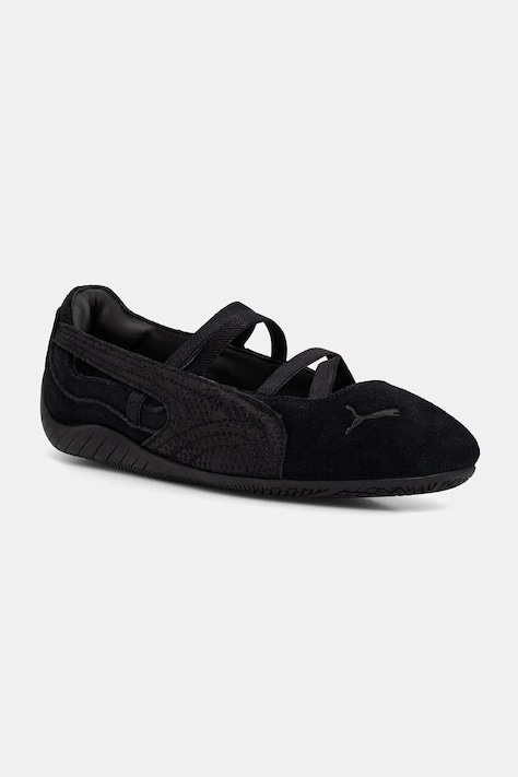 Puma baleriny zamszowe Speedcat Ballet Python czarne 407706