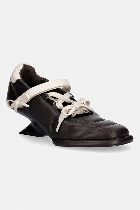 Koi Footwear γόβες σε σφήνα Adria Padded Kitten Heel καφέ Adria Padded Kitten Heel