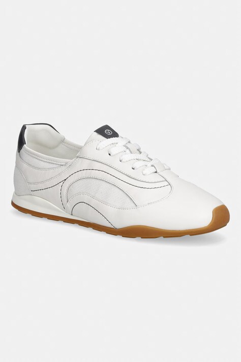 Valentino PLUSH Sneaker Low-Top sneakersy damskie skórzane beżowe 91P4702VIT