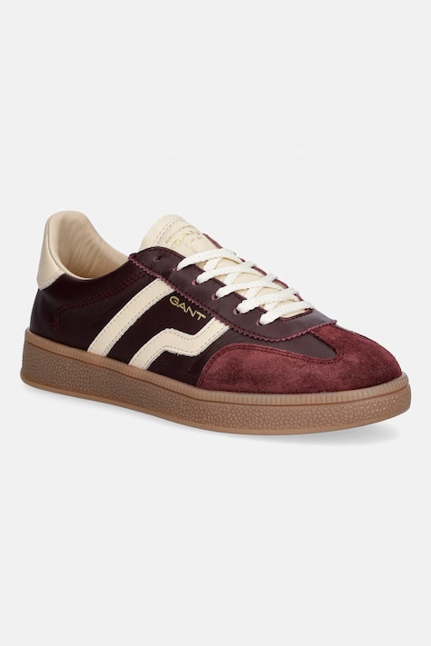Gant Cuzima sneakersy damskie skórzane bordowe 32531247
