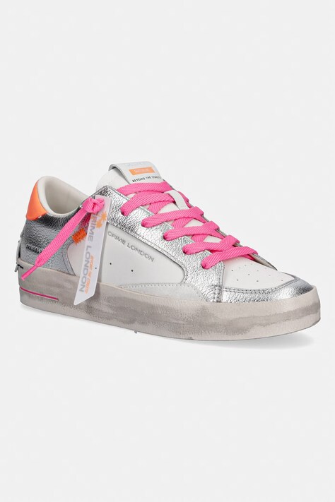 Crime London SK8 DELUXE σανδάλια Γυναικεία δερμάτινα ασημί 29124EE8