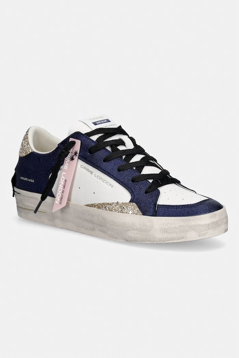 Crime London SK8 DELUXE tenisky dámske kožené tmavomodré 29117EE8