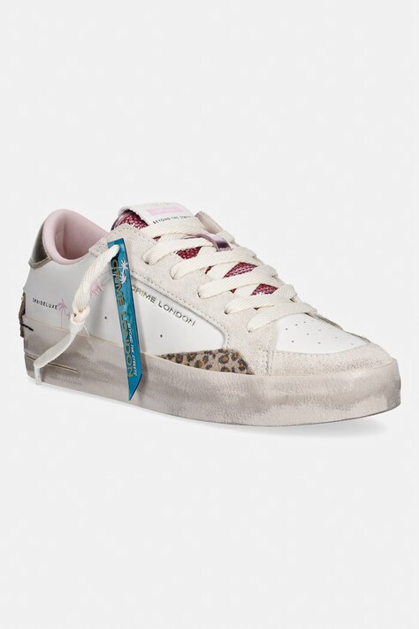 Crime London SK8 DELUXE sneakersy damskie białe 29103PP8
