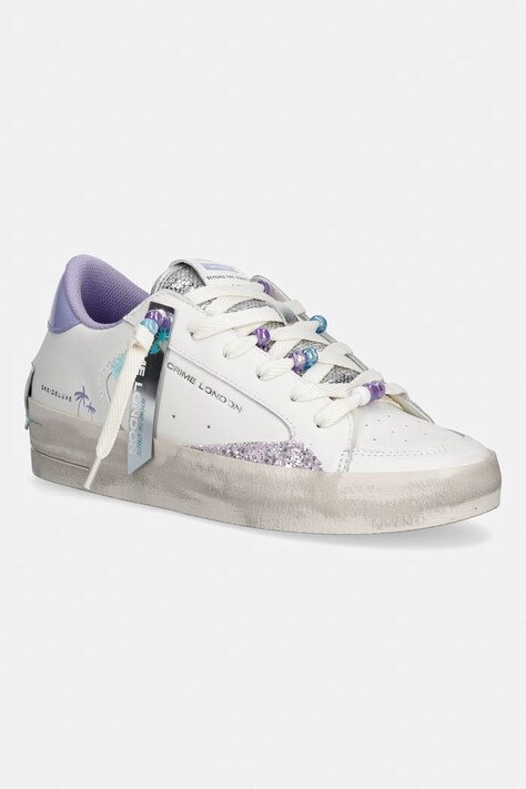 Crime London SK8 DELUXE sneakersy damskie beżowe 29152PP8.10