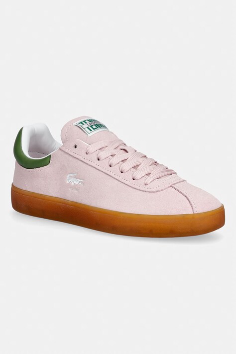 Lacoste Baseshot Sneakers sneakersy damskie zamszowe różowe 51SFA0083 ANQ