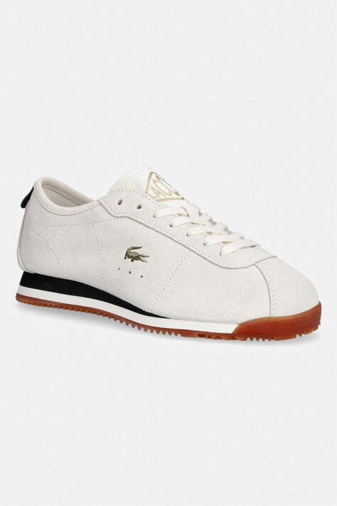 Lacoste CLUB-LOW sneakersy damskie zamszowe beżowe 50SFA0069 2G9