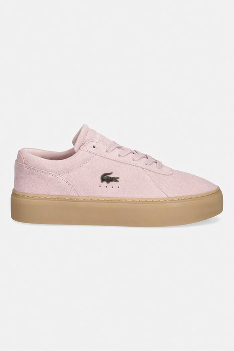 Lacoste COURT SET кросівки жіночі замшеві — SS26-OBDZZ4, рожевий — фото 2