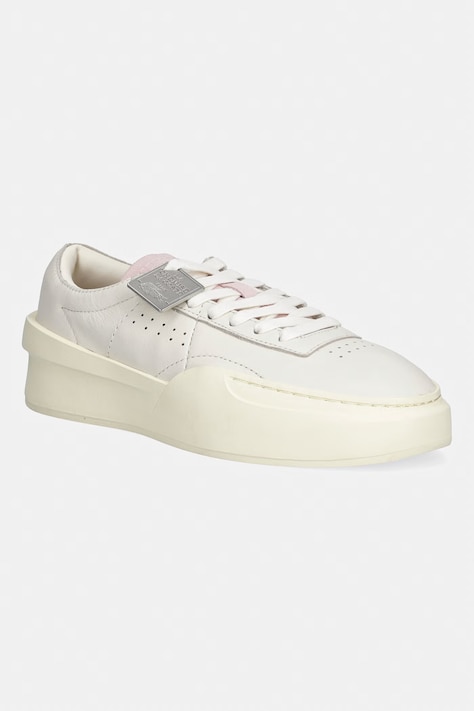 Lacoste Aura Club Leather Sneakers sneakersy damskie skórzane beżowe 50SFA0145 AI9