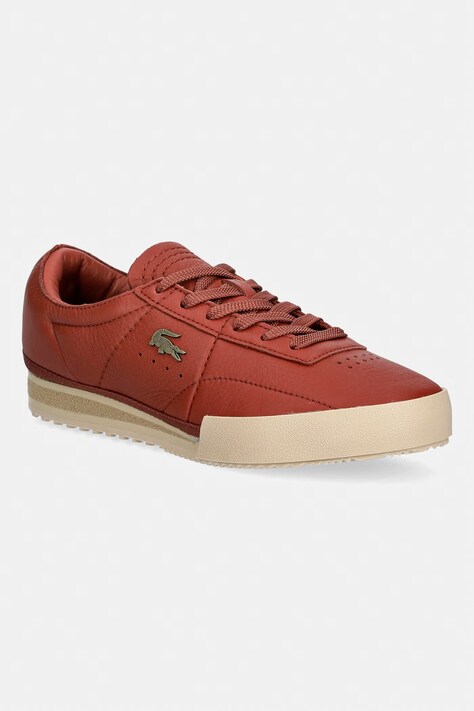 Lacoste Aura sneakersy damskie skórzane pomarańczowe 50SFA0161 APT