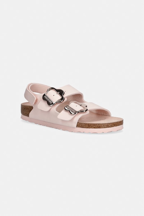 Birkenstock sandale za djecu Milano AS Kids Flower roze 1031667
