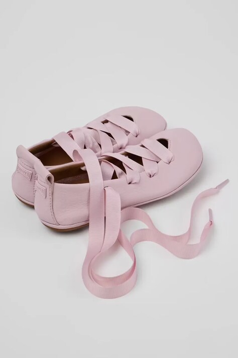 Camper baleriny skórzane dziecięce Right Kids kolor różowy K800674