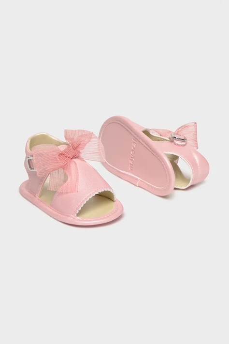 Topánky pre bábätká Mayoral Newborn ružová farba, 9084.G