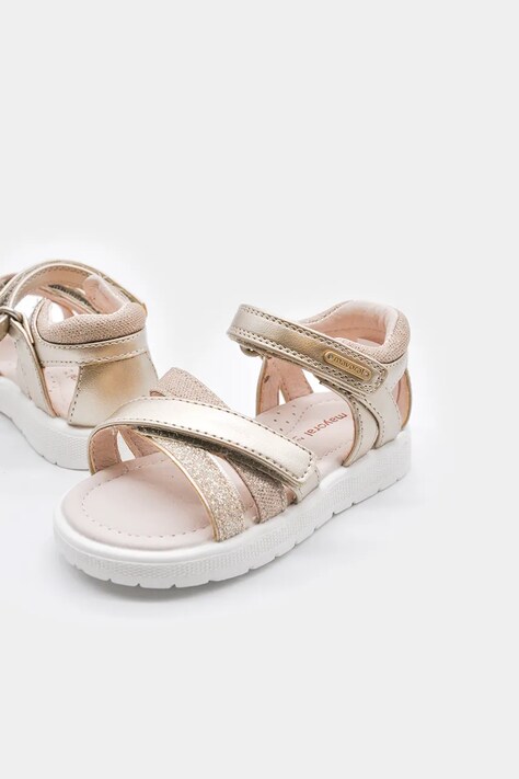 Mayoral sandały dziecięce kolor złoty 41741