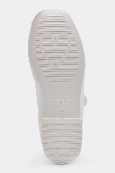 Mayoral baleriny dziecięce kolor biały 45724
