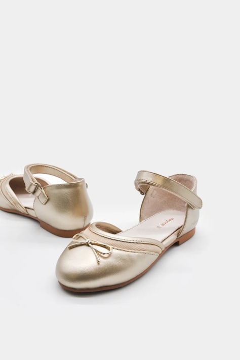 Детские балетки Mayoral цвет золотой 43733
