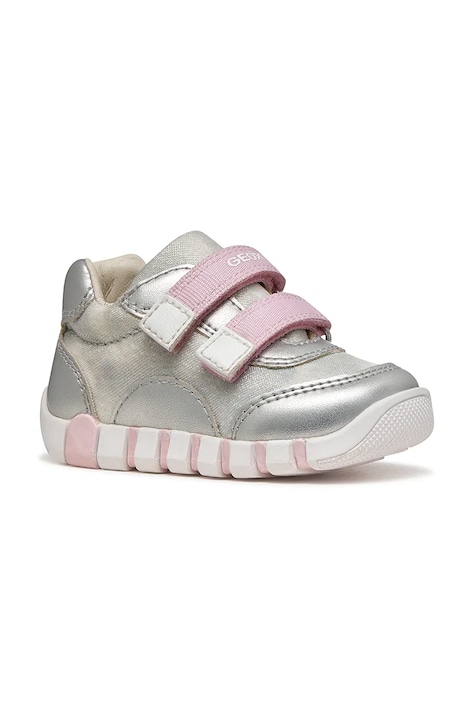 Geox sneakers pentru copii IUPIDOO culoarea argintiu, B3558A.0AS54