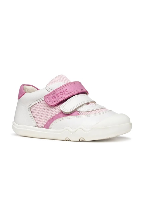 Otroške superge Geox STEPPIEUP bela barva, B6563A.08514