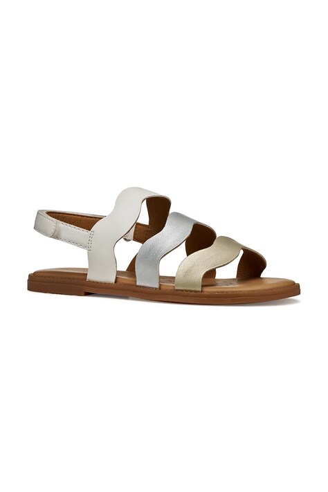 Geox sandały dziecięce SANDAL KARLY białe J6535F.054AJ