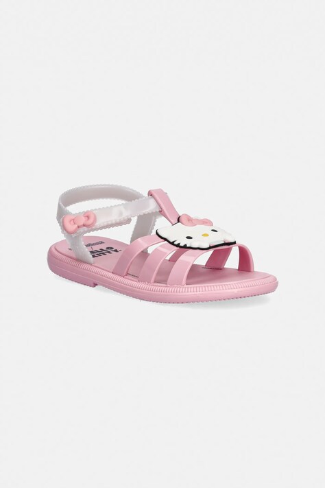 Melissa sandały dziecięce HIP + HELLO KITTY AND kolor różowy 37872